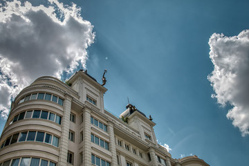 Detail of a beautiful building