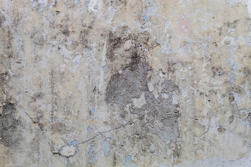 Old Weathered White Painted Peeling Wall Texture 