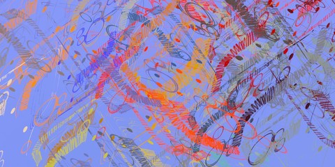 Wide brush. Colorful pattern. Canvas surface. Painterly mix. Abstract. Color texture. Backdrop material. Wall painting. 2d illustration. Oil painting. Handmade background.