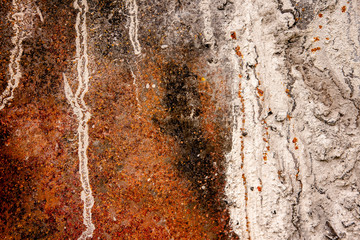 Rusty Corrosion Oxidized Iron Texture Surface. Old Metal Rusted Grunge Background.