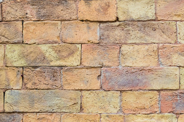 Photo of an old brick wall close up shot,vintage background 