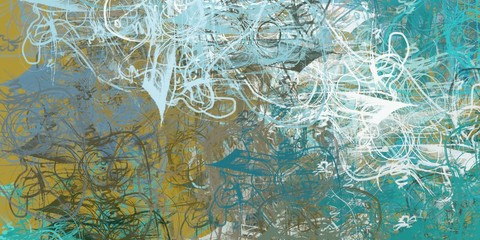 Oil painting. Wide brush. Handmade background. Color texture. Backdrop material. Wall painting. Colorful pattern. Canvas surface. 2d illustration. Modern art. Abstract. 