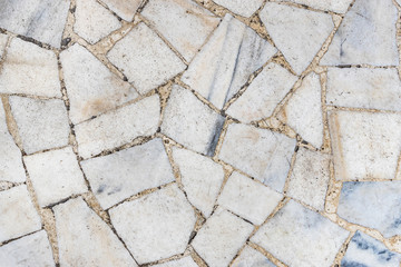 Background of mosaic ,color many items 