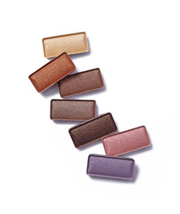 Eyeshadow isolated on white