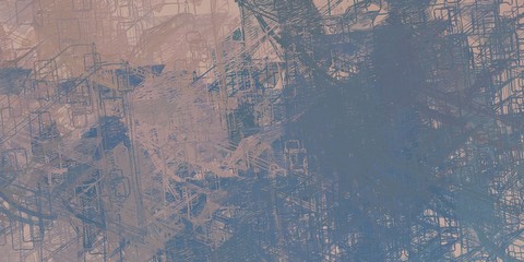 Backdrop material. Modern art. Canvas surface. Wall painting. Oil painting. Color texture. Handmade background. Painterly mix. 2d illustration. Wide brush. Colorful pattern.