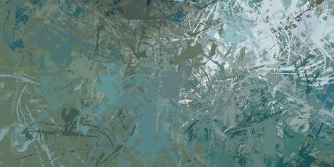 Backdrop material. Modern art. Canvas surface. Wall painting. Oil painting. Color texture. Handmade background. Painterly mix. 2d illustration. Wide brush. Colorful pattern.