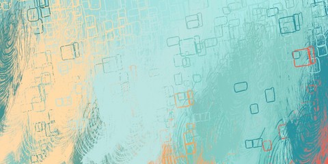 Oil painting. Modern art. Painterly mix. Wall painting. Backdrop material. Handmade background. Abstract. Wide brush. Color texture. 2d illustration. Colorful pattern.