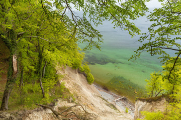 Fototapeta premium Baltic Sea. View from the Klifs on the island of Rügen, near Sassnitz. Jasmund national park