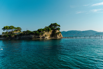 Naklejka premium Sea landscape in Zakynthos island, Greece