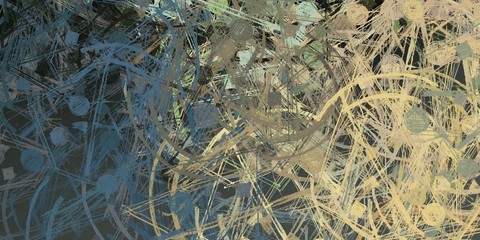 Wall painting. Backdrop material. Colorful pattern. Oil painting. Canvas surface. Abstract. Painterly mix. Color texture. 2d illustration. Wide brush. Modern art. 