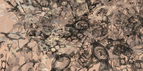 Color texture. Handmade background. Painterly mix. Backdrop material. Wall painting. Colorful pattern. Abstract. Canvas surface. 2d illustration. Oil painting. Modern art. 