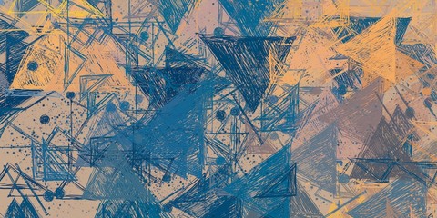 Wall painting. Abstract. Handmade background. Canvas surface. Wide brush. Painterly mix. Oil painting. Modern art. Colorful pattern. 2d illustration. Backdrop material. 