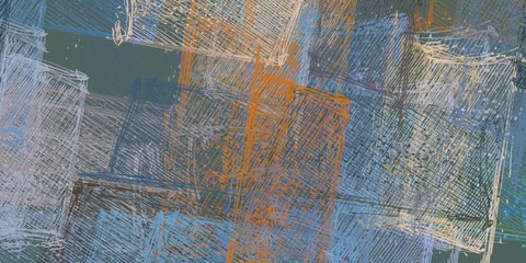 Abstract. Oil painting. Backdrop material. Painterly mix. Colorful pattern. Wide brush. Canvas surface. Handmade background. 2d illustration. Wall painting. Color texture.