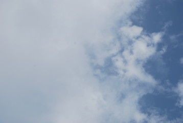 Obraz premium Blue Sky and Clouds Landscape