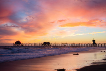 Huntington Beach sunset