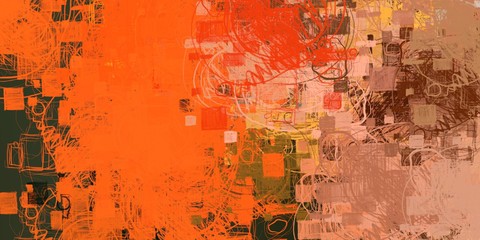 Wide brush. Color texture. Abstract. Canvas surface. Colorful pattern. Oil painting. Painterly mix. Backdrop material. Wall painting. 2d illustration. Handmade background. 