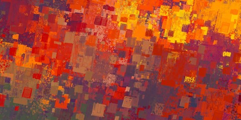 Handmade background. Painterly mix. Wall painting. Abstract. Color texture. Canvas surface. Oil painting. Wide brush. 2d illustration. Backdrop material. Colorful pattern. 