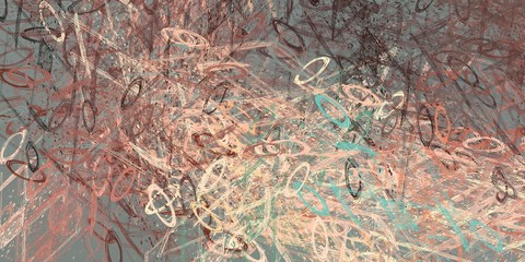 Canvas surface. Colorful pattern. Painterly mix. Modern art. Oil painting. Handmade background. Wall painting. Backdrop material. 2d illustration. Color texture. Wide brush. 