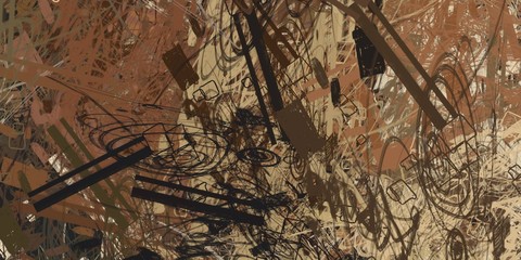 Handmade background. Abstract. Canvas surface. Modern art. Oil painting. Wide brush. Color texture. Painterly mix. 2d illustration. Backdrop material. Colorful pattern. 