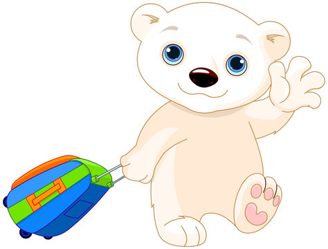 Polar Bear with a Suitcase