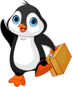Penguin with a Suitcase