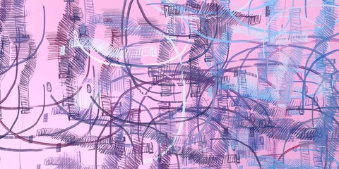 Backdrop material. Oil painting. Wall painting. Colorful pattern. Handmade background. Abstract. Modern art. Painterly mix. Canvas surface. 2d illustration. Wide brush.