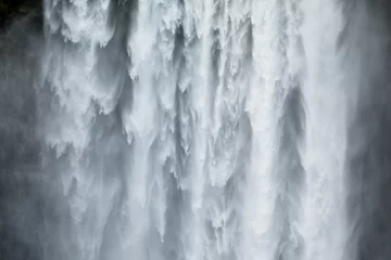  Close-uo of Skogafoss waterfall in Iceland, Europe. © Lukas Gojda