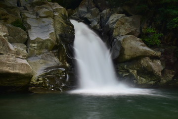 Obraz premium 滝と岩～Waterfall&Rock.