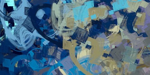 Abstract. Colorful pattern. Modern art. Canvas surface. Painterly mix. Oil painting. Wall painting. Backdrop material. Wide brush. Color texture. 2d illustration. 