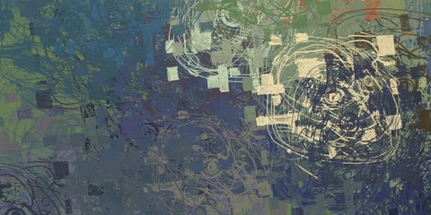 Colorful pattern. Wall painting. Canvas surface. Abstract. Handmade background. Color texture. Backdrop material. Wide brush. Oil painting. Modern art. 2d illustration. 