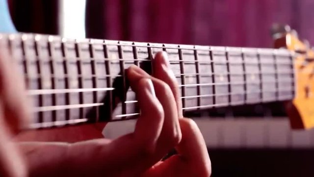 Guitar practice background