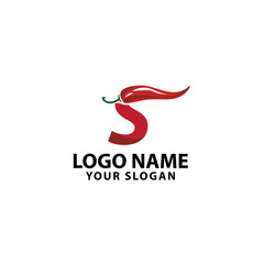 S-LETTER CHILLI LOGO/IDENTITY DESIGN FOR USE RESTAURANT