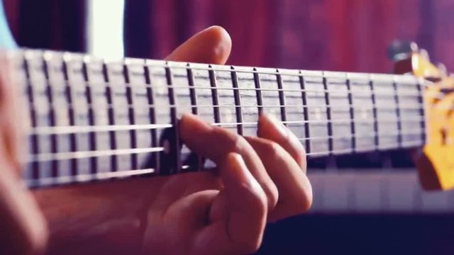 Guitar practice background