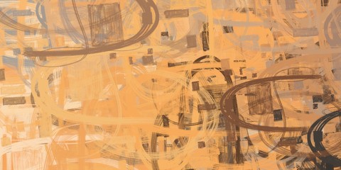 Obraz premium Handmade background. Painterly mix. Colorful pattern. Canvas surface. Color texture. Wide brush. Wall painting. Abstract. Oil painting. 2d illustration. Modern art. 