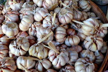 various spices and items sold in traditional markets, still fresh but ready to be processed into food