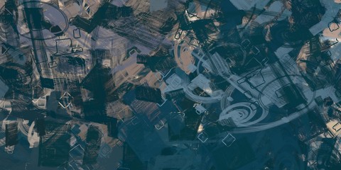 Wide brush. Color texture. Modern art. Canvas surface. Wall painting. Colorful pattern. Painterly mix. Backdrop material. 2d illustration. Oil painting. Handmade background.