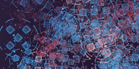 Wide brush. Color texture. Modern art. Canvas surface. Wall painting. Colorful pattern. Painterly mix. Backdrop material. 2d illustration. Oil painting. Handmade background.