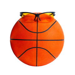Basketball with glasses