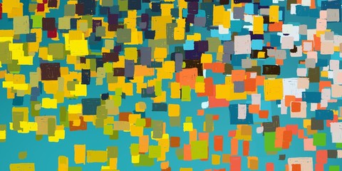 Color texture. Modern art. Wall painting. Wide brush. Colorful pattern. Backdrop material. Oil painting. Painterly mix. 2d illustration. Handmade background. Abstract. 
