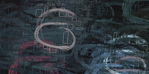 Wall painting. Oil painting. Painterly mix. Modern art. Backdrop material. Colorful pattern. Wide brush. Canvas surface. Color texture. Handmade background. 2d illustration. 