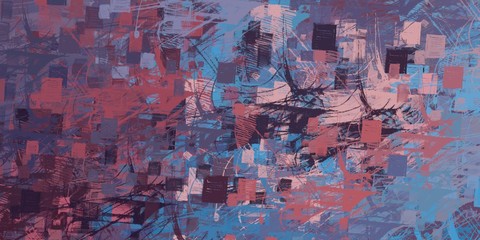 Wall painting. Oil painting. Painterly mix. Modern art. Backdrop material. Colorful pattern. Wide brush. Canvas surface. Color texture. Handmade background. 2d illustration. 