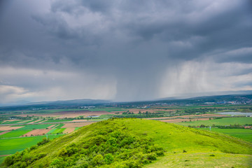 Obraz premium Storm clouds at the summer