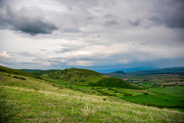 Obraz premium Storm clouds at the summer