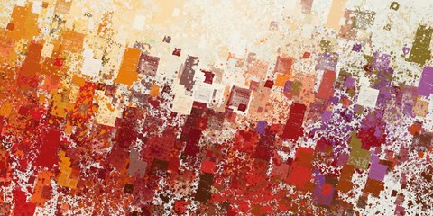 Handmade background. Painterly mix. Abstract. Wide brush. Colorful pattern. Modern art. Backdrop material. Color texture. 2d illustration. Wall painting. Canvas surface. 