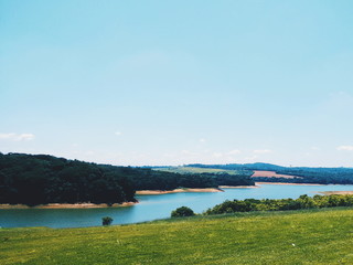 Dam in Piedade, small town in São Paulo state, Brazil