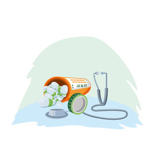 cannabis bottle product with capsules