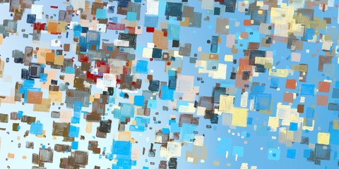 Handmade background. Colorful pattern. Backdrop material. Abstract. Wall painting. Color texture. Modern art. Wide brush. Canvas surface. Oil painting. 2d illustration. 