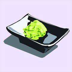 Salmon, Tuna Nigiri Sushi, with wasabi and japanesse soy sauce, eat with chop sticks, alone or together with your partner or family, Icon Logo Avatar