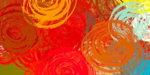 Handmade background. Colorful pattern. Backdrop material. Abstract. Wall painting. Color texture. Modern art. Wide brush. Canvas surface. Oil painting. 2d illustration. 