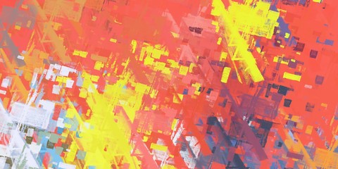 Colorful pattern. Backdrop material. Color texture. Wide brush. Canvas surface. Handmade background. Painterly mix. Modern art. Abstract. Oil painting. 2d illustration. 